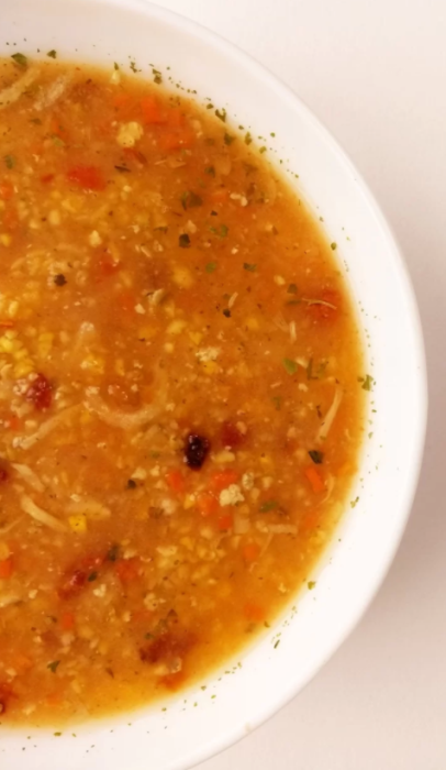 Маисовый суп с джерками E=da (E=da-19)  