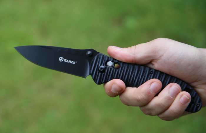 Нож Ganzo G7393P, черный  