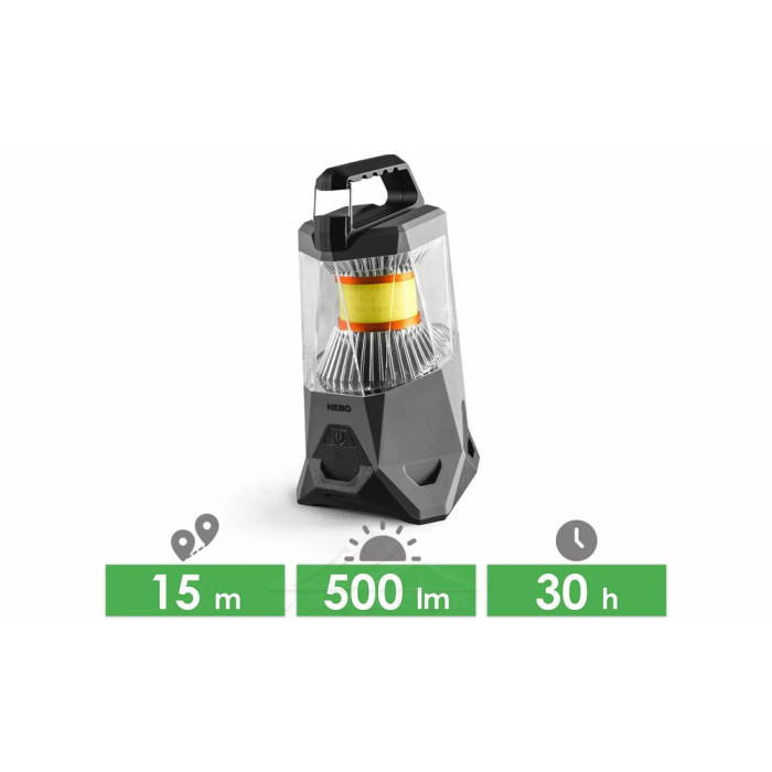 Кемпинговый фонарь Nebo Galileo 500 люмен (NB NEB-LTN-1000-G)  