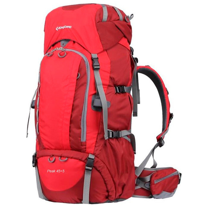 Рюкзак KingCamp Peak 45 + 5 (KB3250), Red  