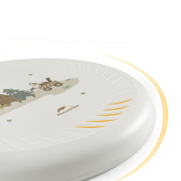 Детский фрисби мягкий Naturehike CNH22YL004, белый  