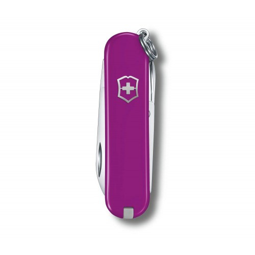 Нож-брелок Victorinox Classic SD Colors, Tasty Grape, Gift Box (0.6223.52G) 7 функций, 58 мм, пурпурный  