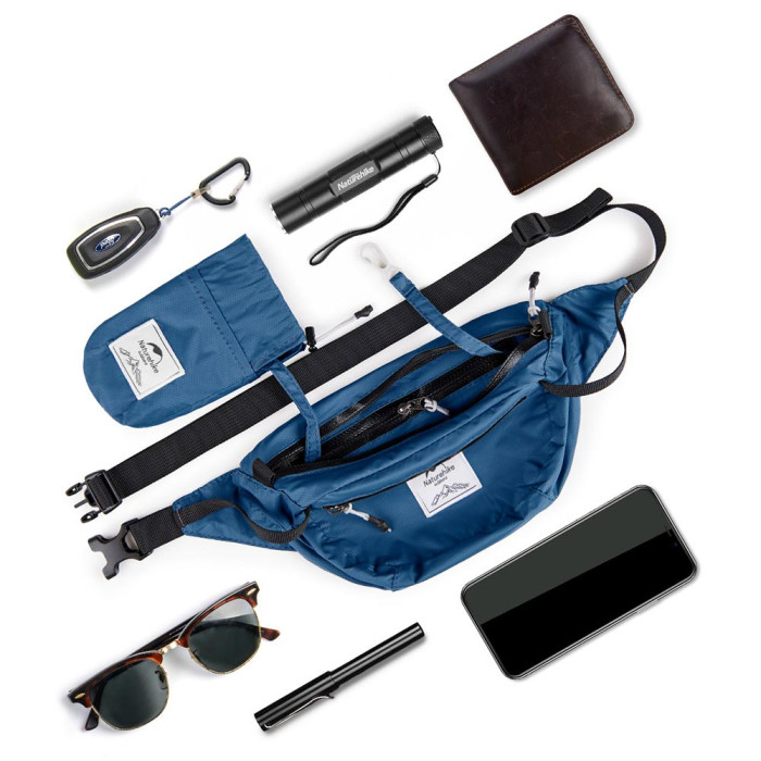 Сумка на пояс Naturehike Ultralight Waist Bag 6 л blue NH18B300-B  