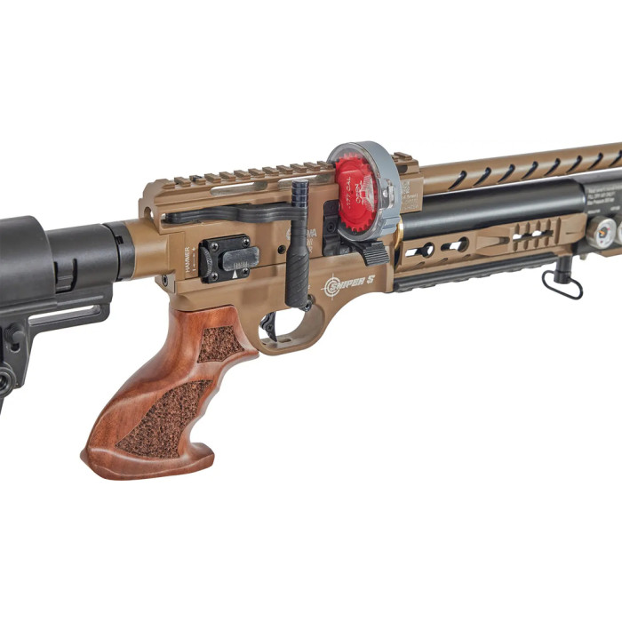 Пневматическая винтовка Optima Factor Sniper S PCP, 4,5 мм ц:fde  
