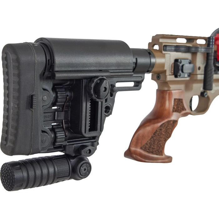 Пневматическая винтовка Optima Factor Sniper S PCP, 4,5 мм ц:fde  