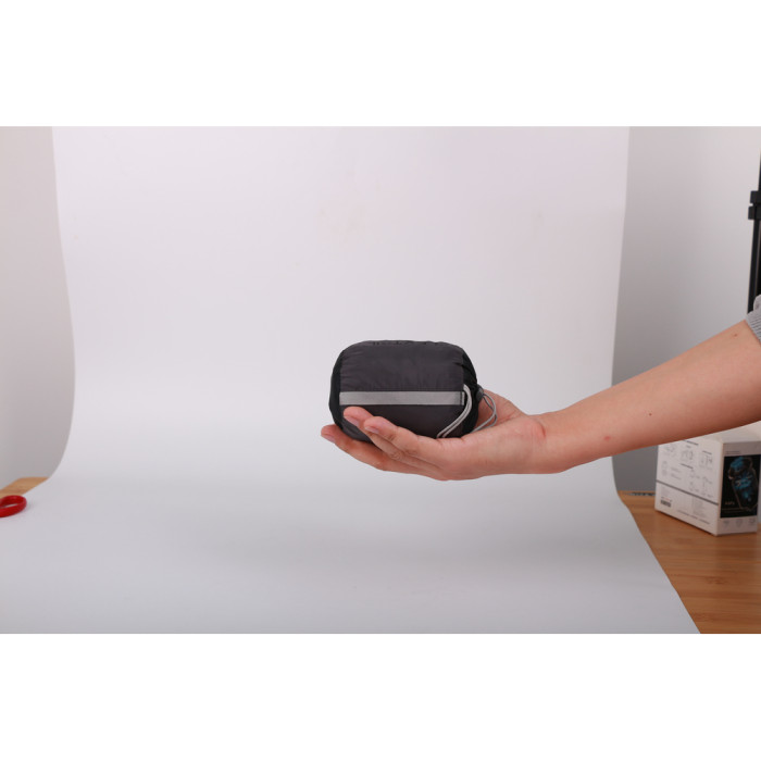 Надувная подушка анатомическая Flextail Zero Pillow, серая  