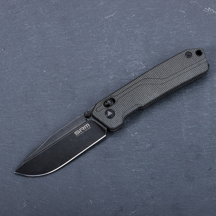 Нож складной SRM Rubik 7228L-MB2, черный  