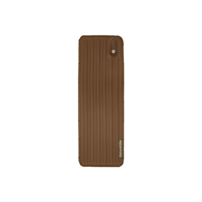 Матрас надувной одинарный Naturehike CNK2450WS035, 95 мм, со встроенной помпой, коричневый