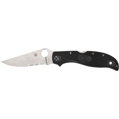 Нож Spyderco Stretch 2 XL FRN, полусеррейтор black (C258PSBK)