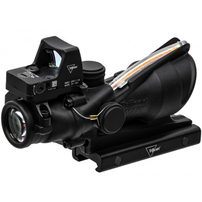 Комплект Trijicon Прицел оптический ACOG 4x32 BAC и прицел коллиматорный RMR 3.25 МОА  