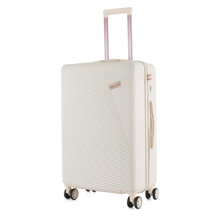 Чемодан Semi Line 24" (M) Ecru (T5757-3)
