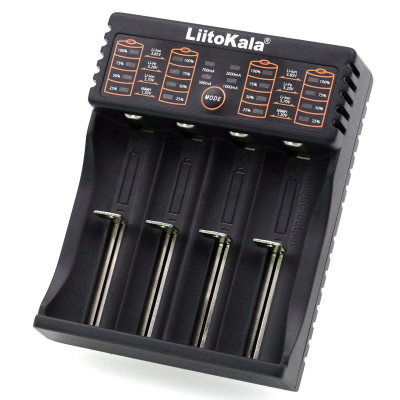 Зарядное устройство Liitokala Lii-402, Ni-Mh/Li-ion/Li-Fe/LiFePO4, USB, Powerbank