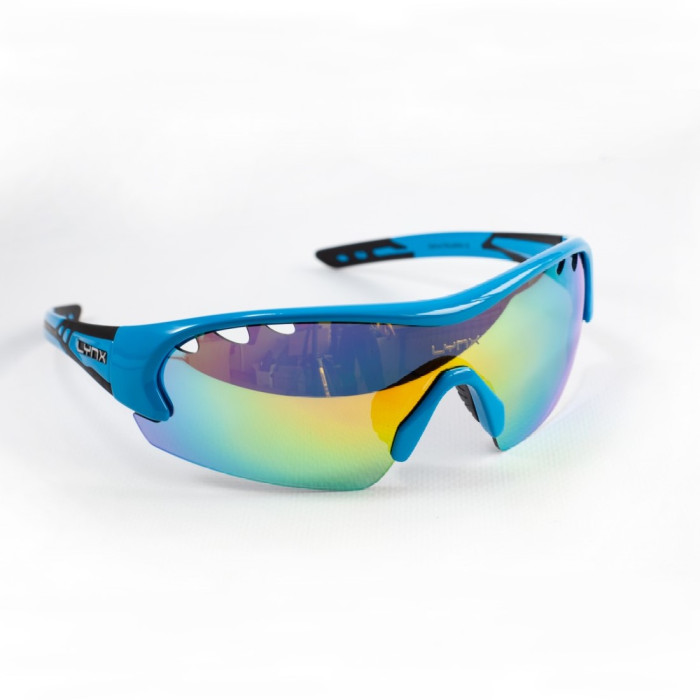 Очки Lynx Detroit Palmira shiny metallic blue/orange  