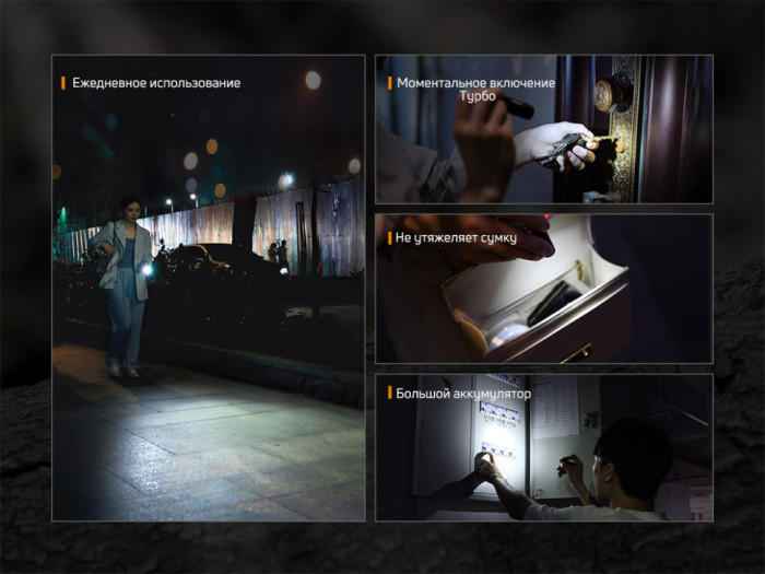 Фонарь ручной Fenix E05R зеленый (поврежденная упаковка)  