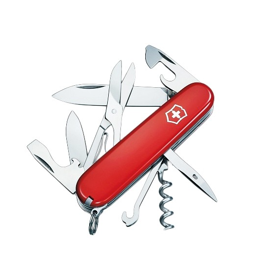 Нож Victorinox Climber 91мм,14функ,красн (поврежденная упаковка)  