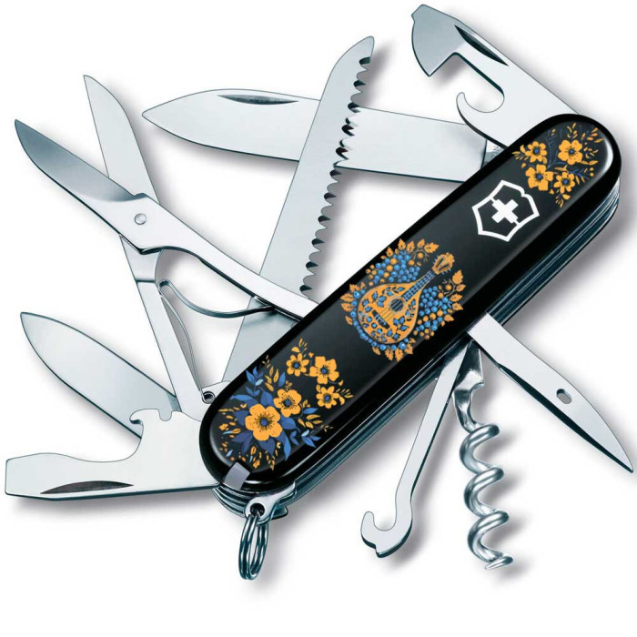 Складной нож Victorinox HUNTSMAN UKRAINE Украинские мотивы 1.3713.3.T1370u  