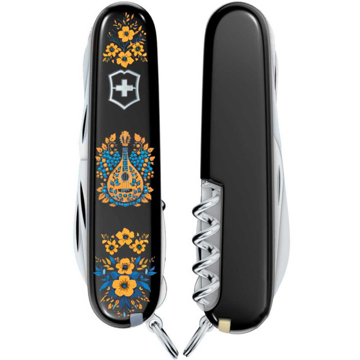 Складной нож Victorinox HUNTSMAN UKRAINE Украинские мотивы 1.3713.3.T1370u  