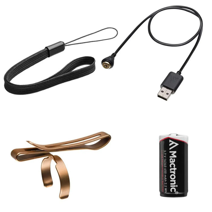 Фонарь тактический Mactronic Sirius M10 (1000 Lm) USB Rechargeable Magnetic (THH0171)  