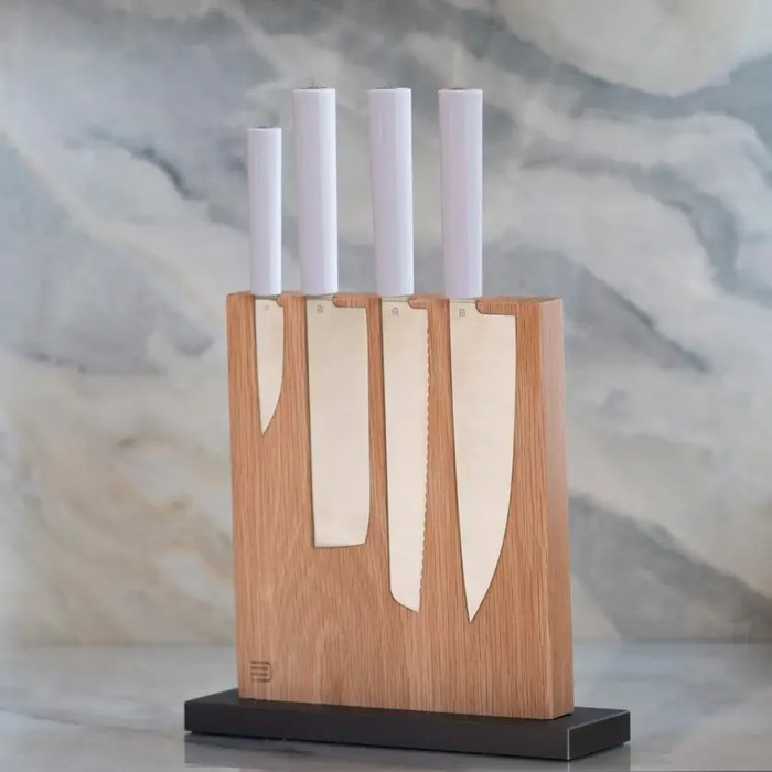 Нож кухонный Butterfork Nakiri AR-RPM9 ABS Light Grey  