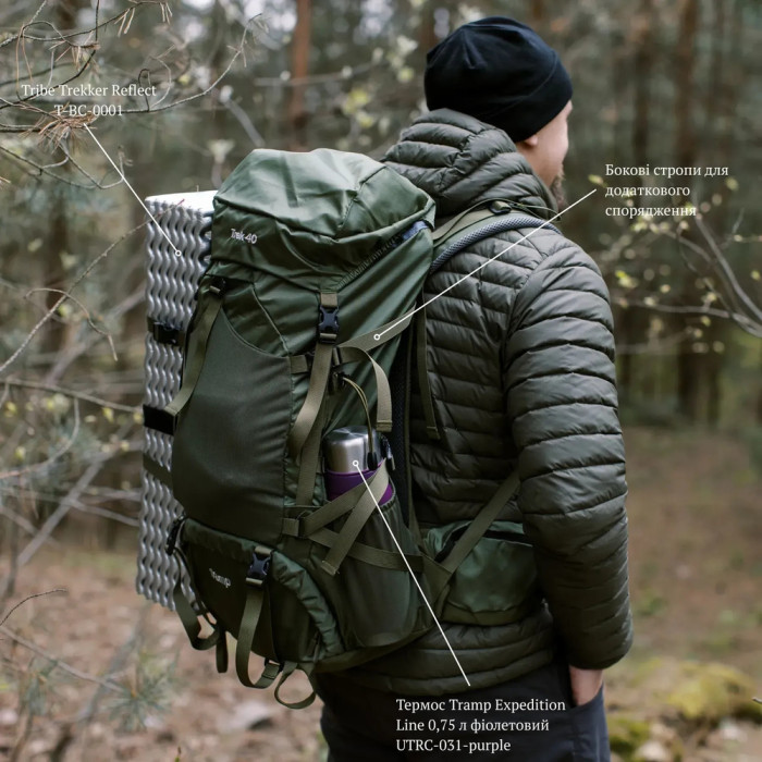 Рюкзак Tramp Trek 40 UTRP-057-olive  