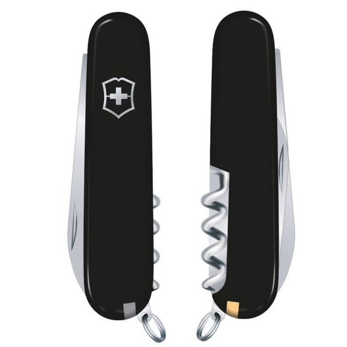 Нож Victorinox Waiter 84мм/9функ/черный  