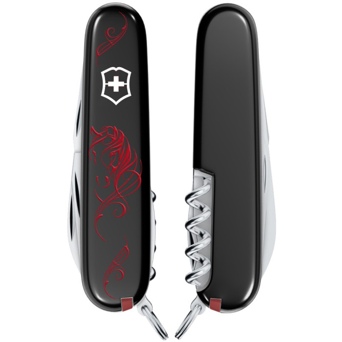 Складной нож Victorinox SPARTAN ZODIAC Красный конь 1.3603.3.Z5361u  