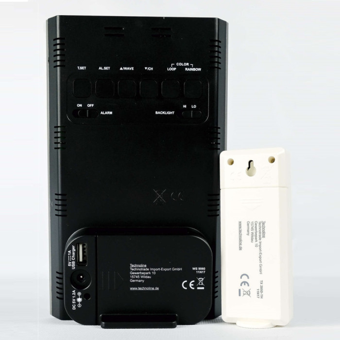 Метеостанция Technoline WS9060 Black/Silver (WS9060)  