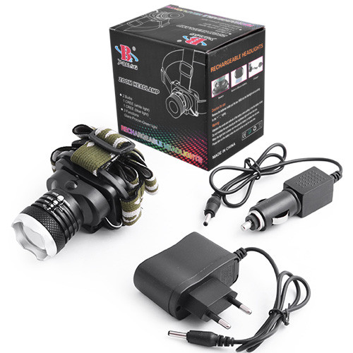 Фонарь на лоб Police 12V 6809-XPE  