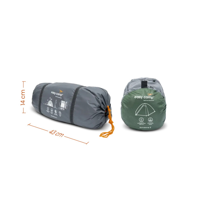 Палатка трехместная Easy Camp Rondane 3 (120470)  