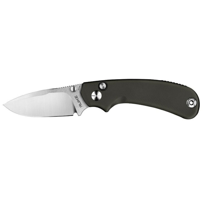 Нож складной карманный Ruike P736-AK, (7.5 см) 14C28N / алюминий, серый  