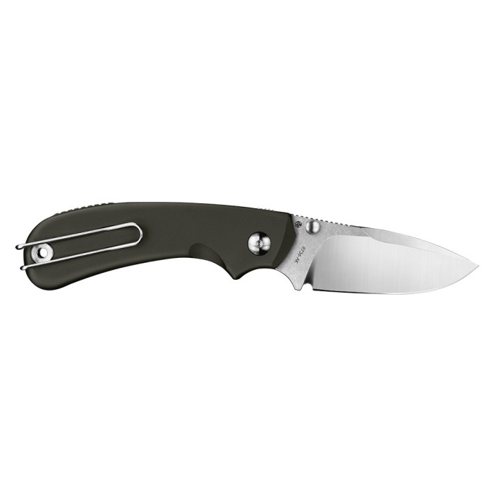 Нож складной карманный Ruike P736-AK, (7.5 см) 14C28N / алюминий, серый  