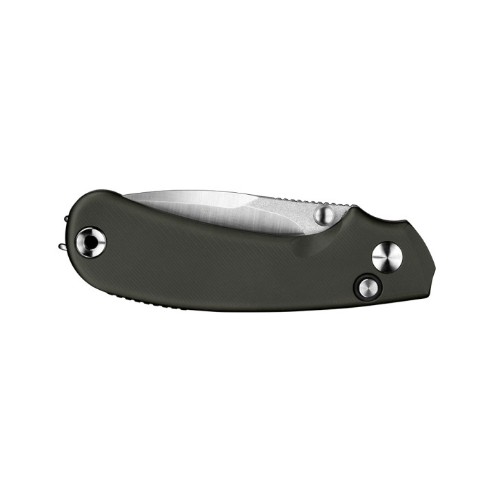 Нож складной карманный Ruike P736-AK, (7.5 см) 14C28N / алюминий, серый  