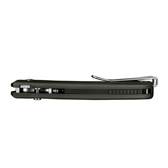 Нож складной карманный Ruike P736-AK, (7.5 см) 14C28N / алюминий, серый  