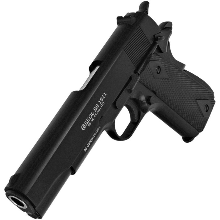 Пневматический пистолет EKOL ES 1911, калибр 4,5 мм (.177), черный  