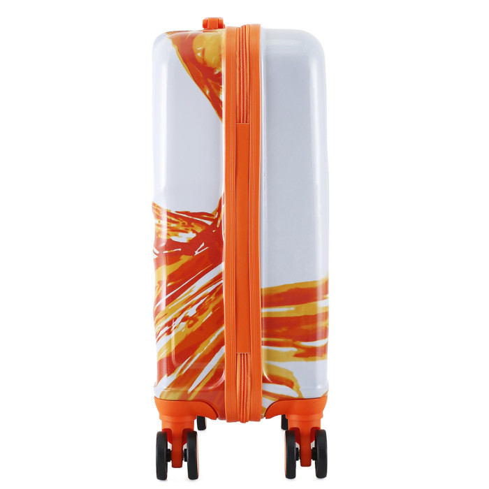 Чемодан Semi Line 20" (S) White/Orange Print (T5655-1)  