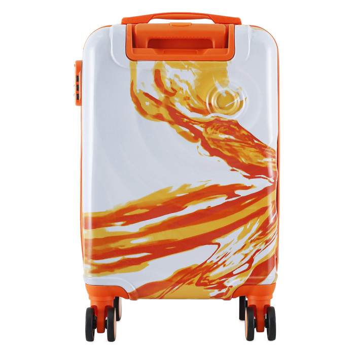 Чемодан Semi Line 20" (S) White/Orange Print (T5655-1)  