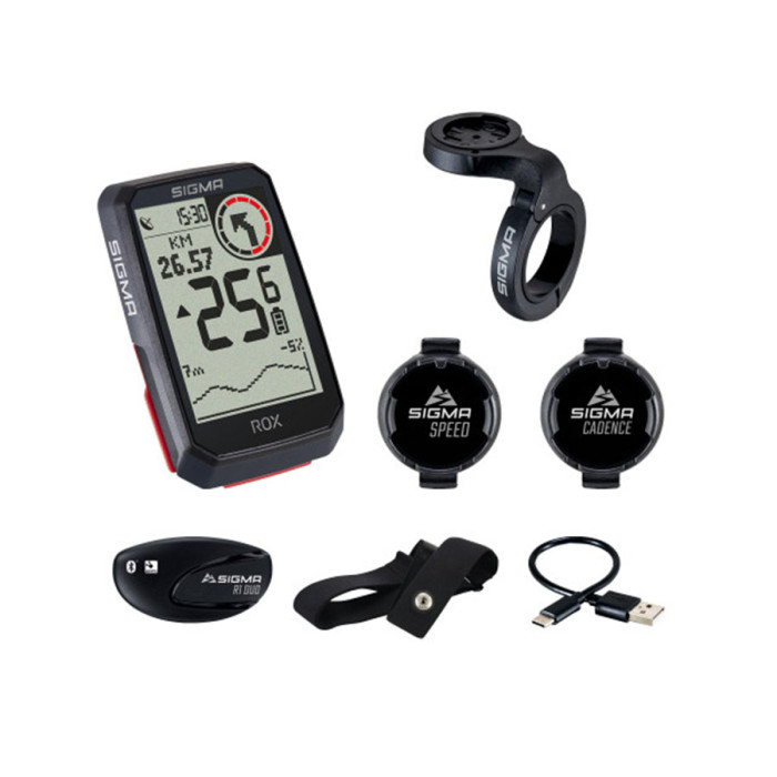 Велокомпьютер Sigma Sport ROX 4.0 Black Sensor Set  