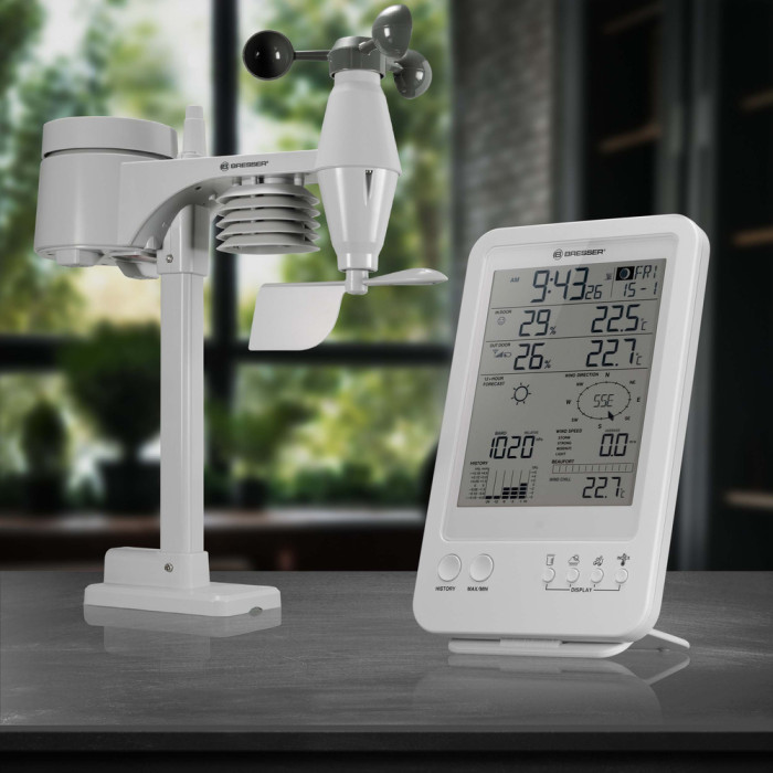 Метеостанция Bresser Weather Center 5-in-1 White (7002511) (925915)  