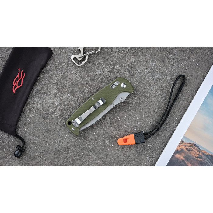 Нож Ganzo G7412-WS, зеленый  