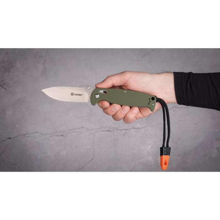Нож Ganzo G7412-WS, зеленый  