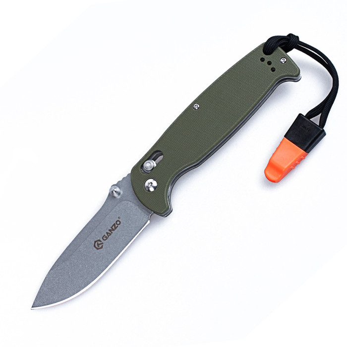 Нож Ganzo G7412-WS, зеленый 