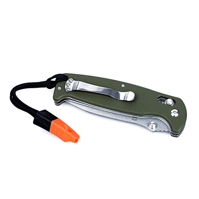 Нож Ganzo G7412-WS, зеленый  