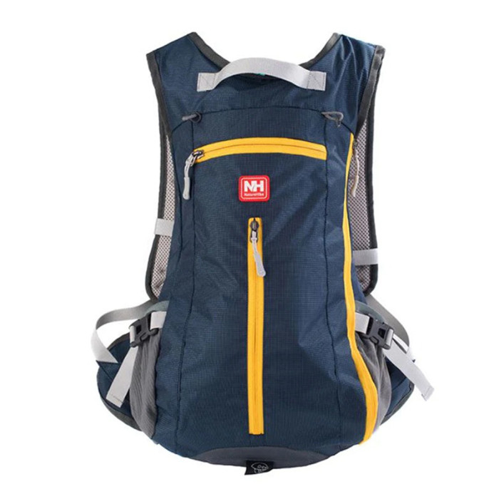 Велорюкзак с чехлом для шлема Naturehike 15 л sky blue NH15C001-B, голубой 