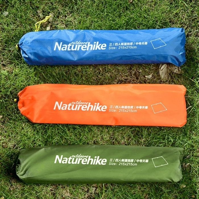 Тент универсальный Naturehike 210T oxford 2,15х2.15м 0,30 кг (NH15D005-X), синий  