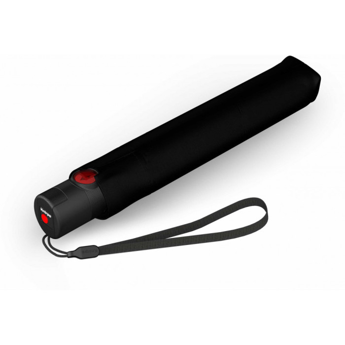 Зонт Knirps U.200 Black Rose UV Coating Авто / Складной / 6спиц / D97x26см  