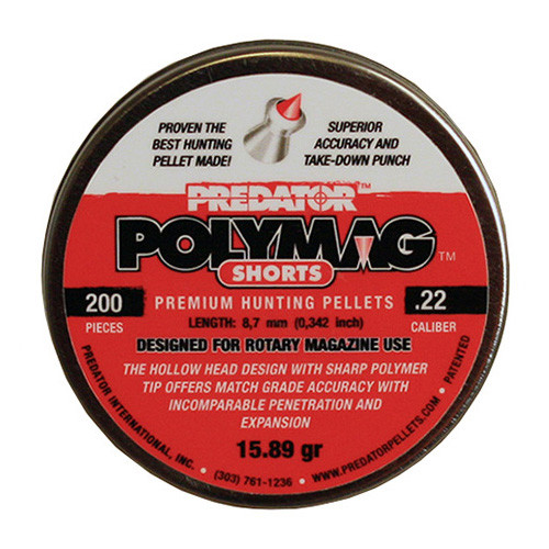 Пули пневматические JSB Polymag Shorts 5,5 мм 1,03 г 200 шт/уп (1011-01-200)  