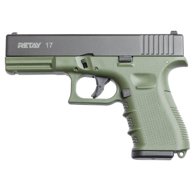 Пистолет стартовый Retay G17 9мм olive (X314211G)