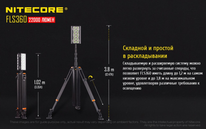 Полевая система освещения Nitecore FLS-360  