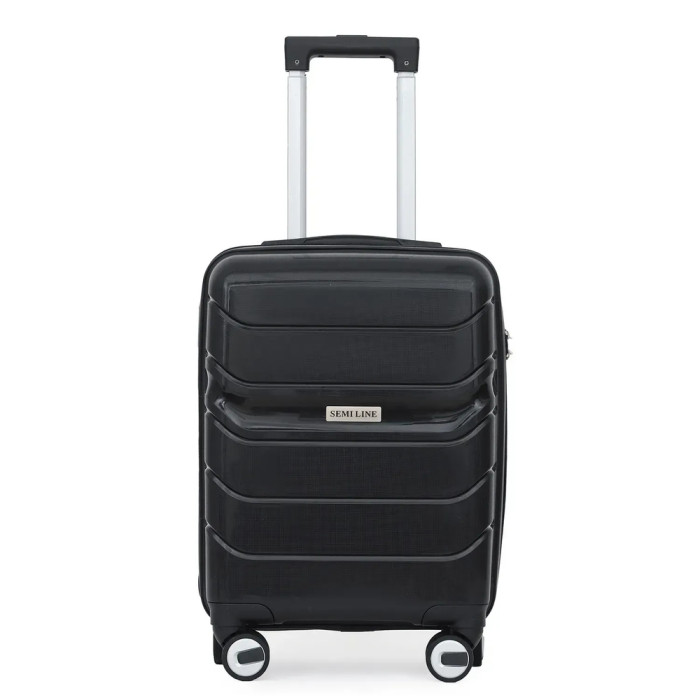 Чемодан Semi Line 20" (S) Black (T5618-1)  