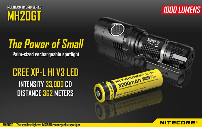 Фонарь Nitecore MH20GT  